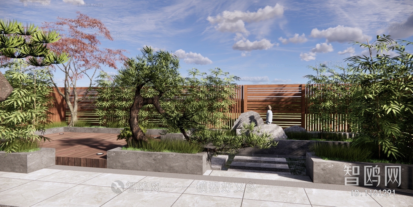 New Chinese Style Courtyard/landscape