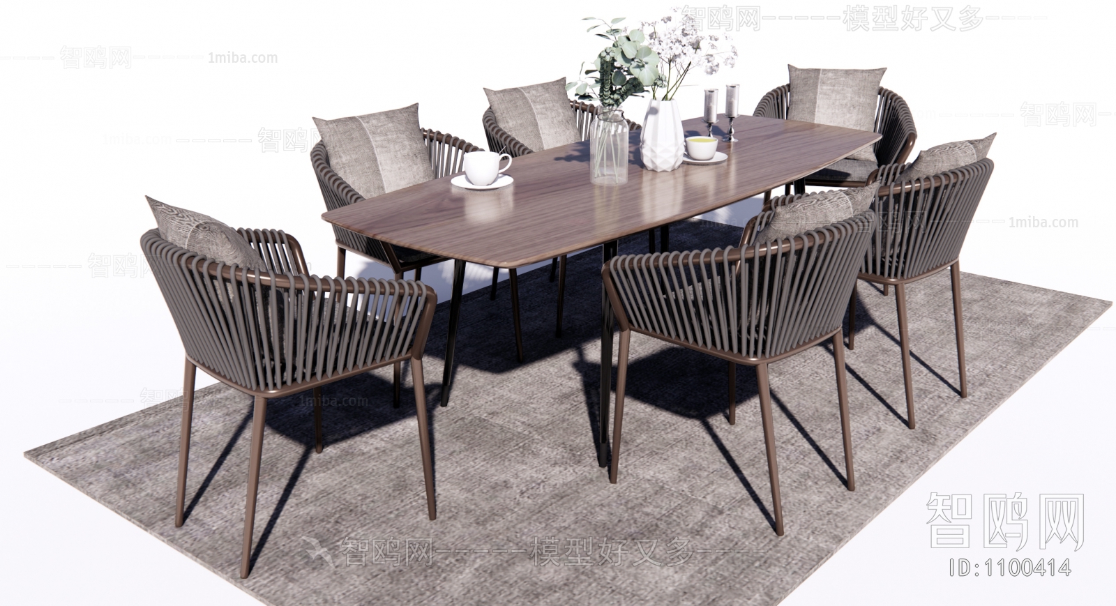 Nordic Style Dining Table And Chairs