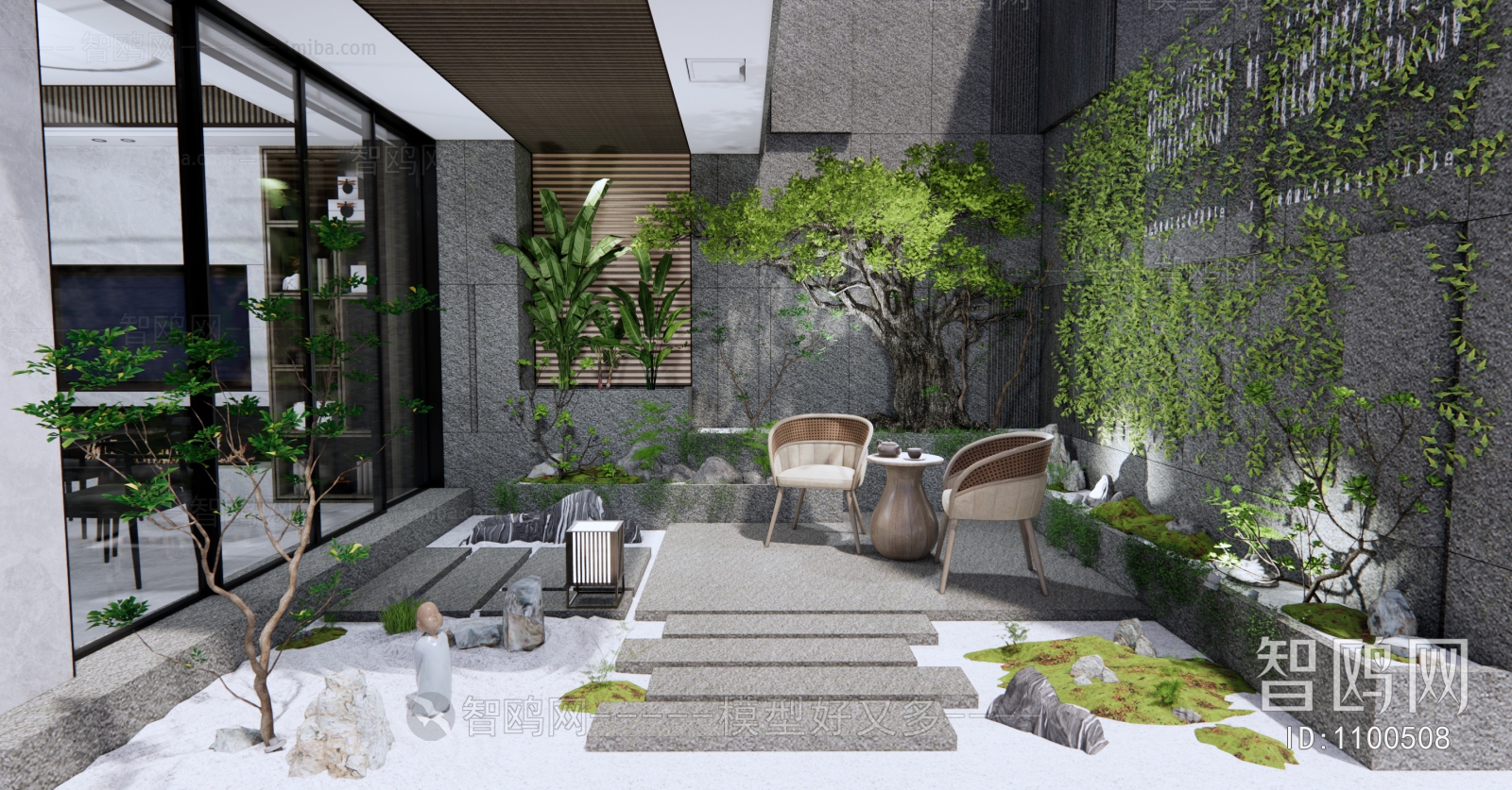 New Chinese Style Courtyard/landscape