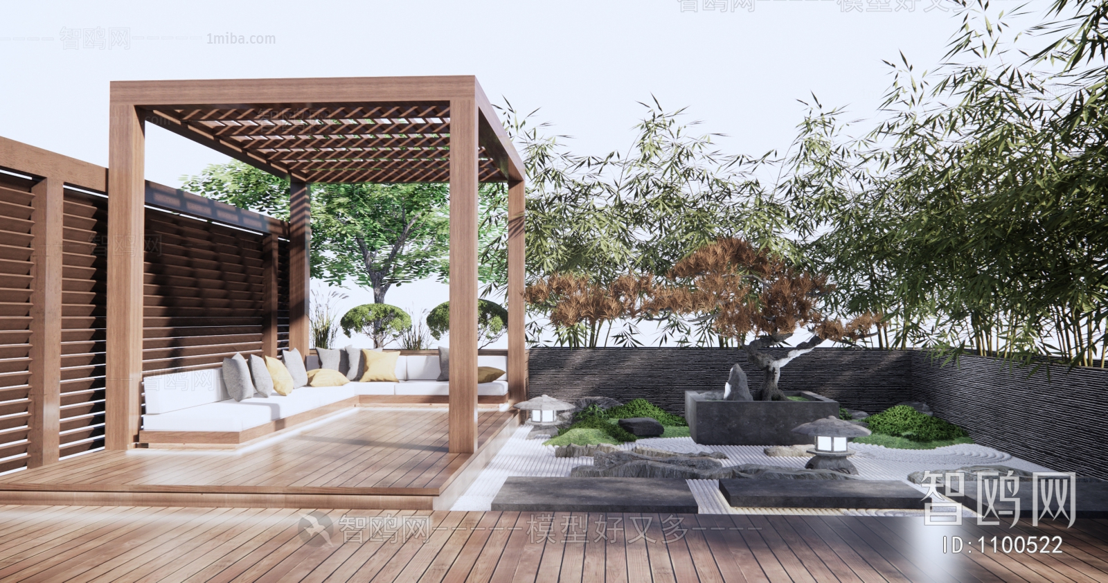 New Chinese Style Courtyard/landscape