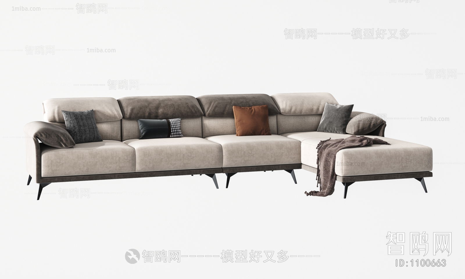 Modern Multi Person Sofa