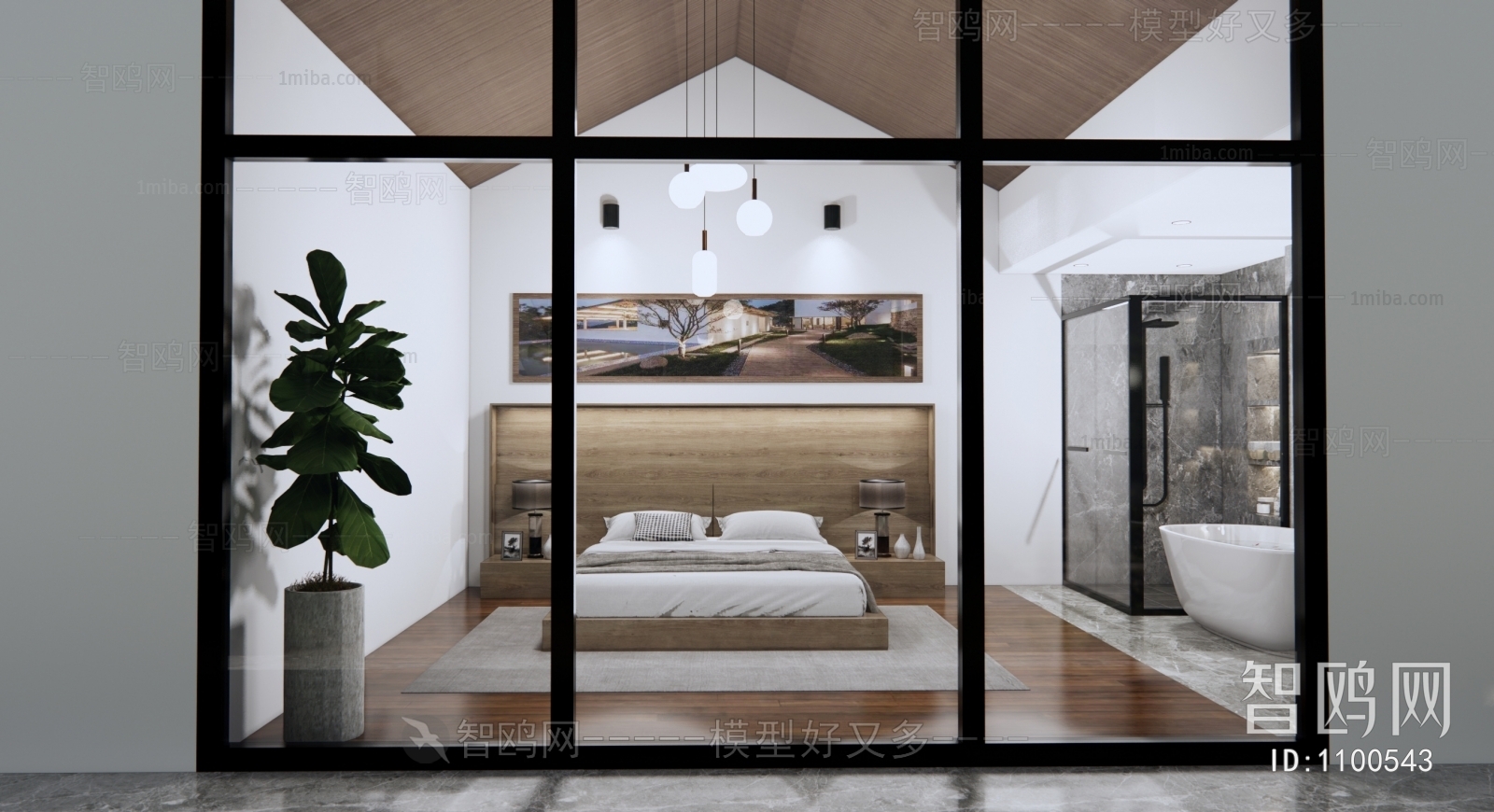 Modern Guest Room