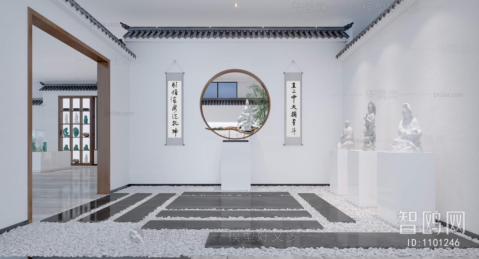 New Chinese Style Exhibition Hall