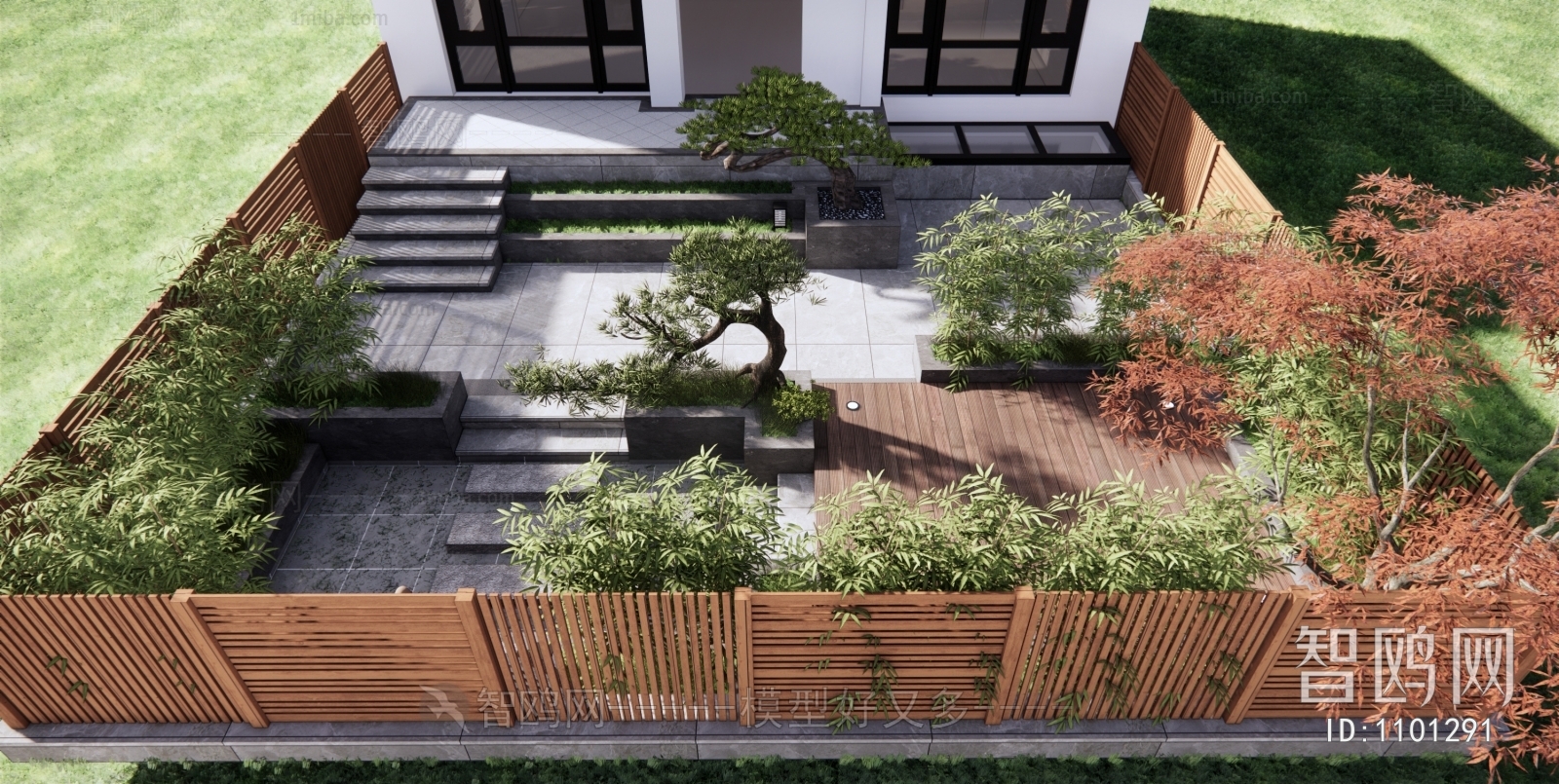 New Chinese Style Courtyard/landscape