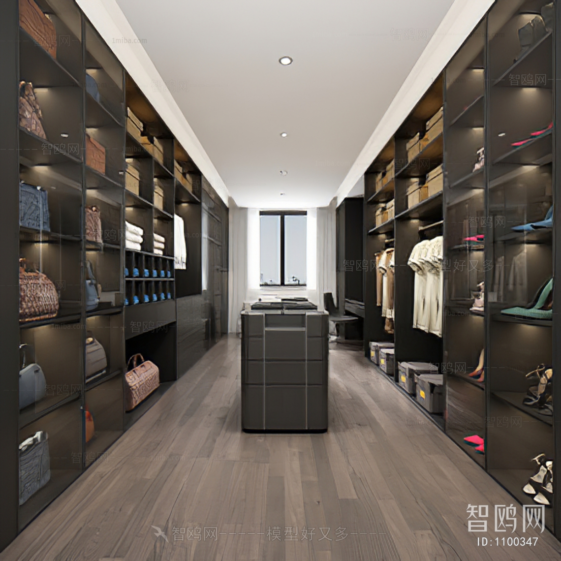 Modern Clothes Storage Area