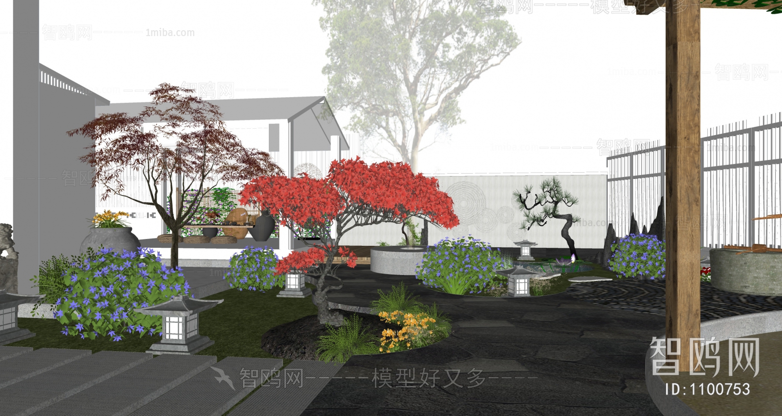 Japanese Style Courtyard/landscape