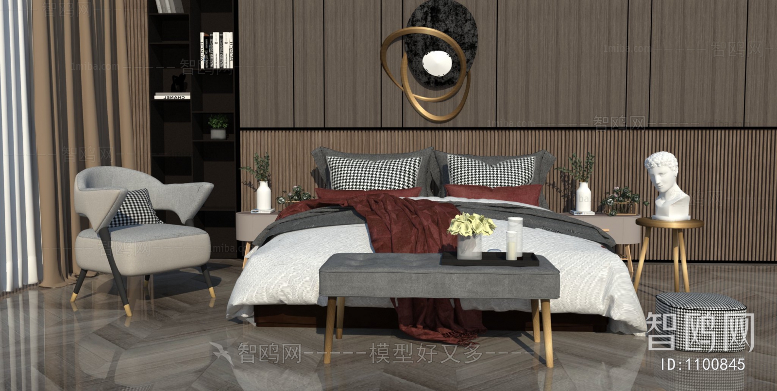 Modern Double Bed