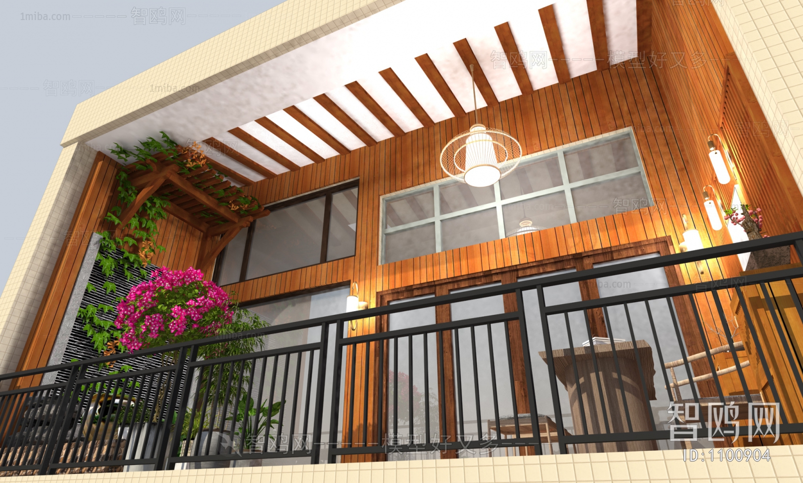 New Chinese Style Balcony