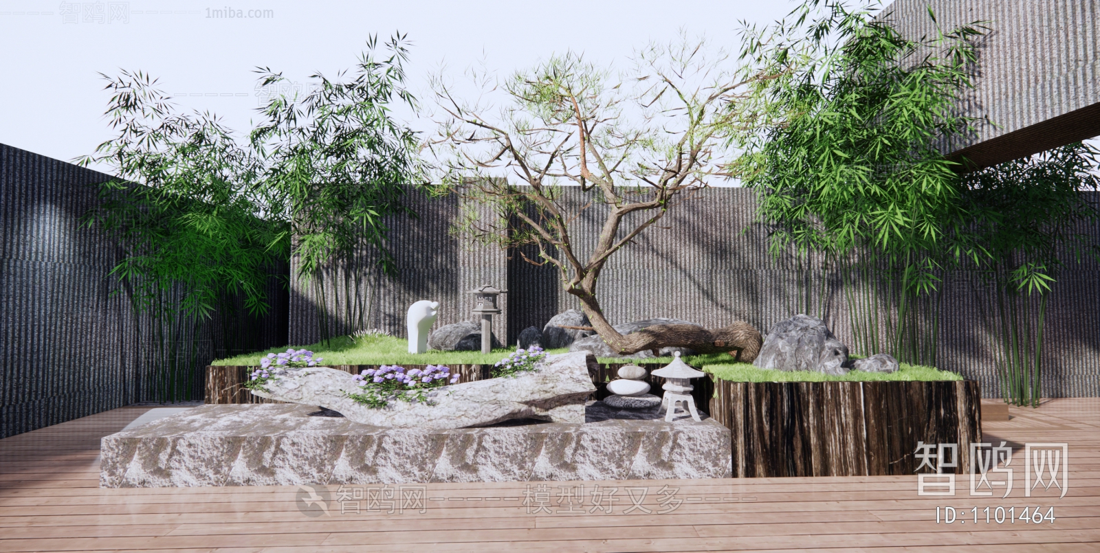 New Chinese Style Courtyard/landscape