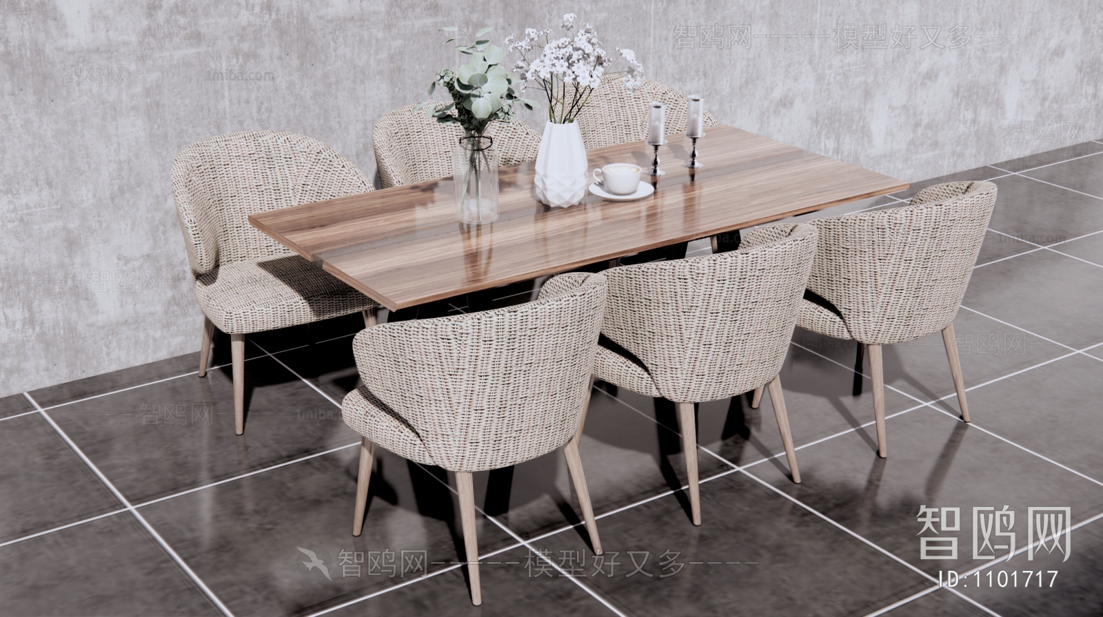 Nordic Style Dining Table And Chairs