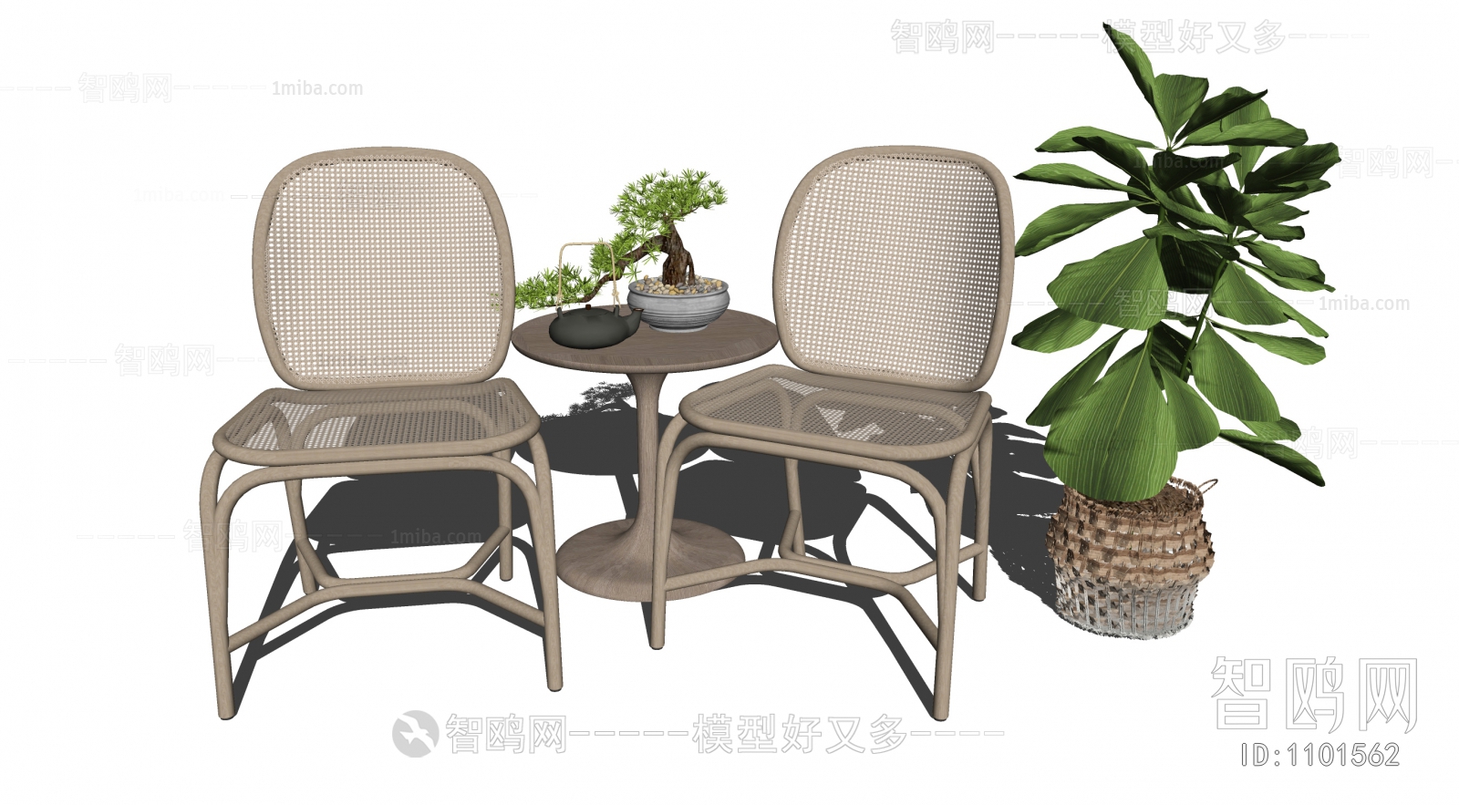 New Chinese Style Lounge Chair