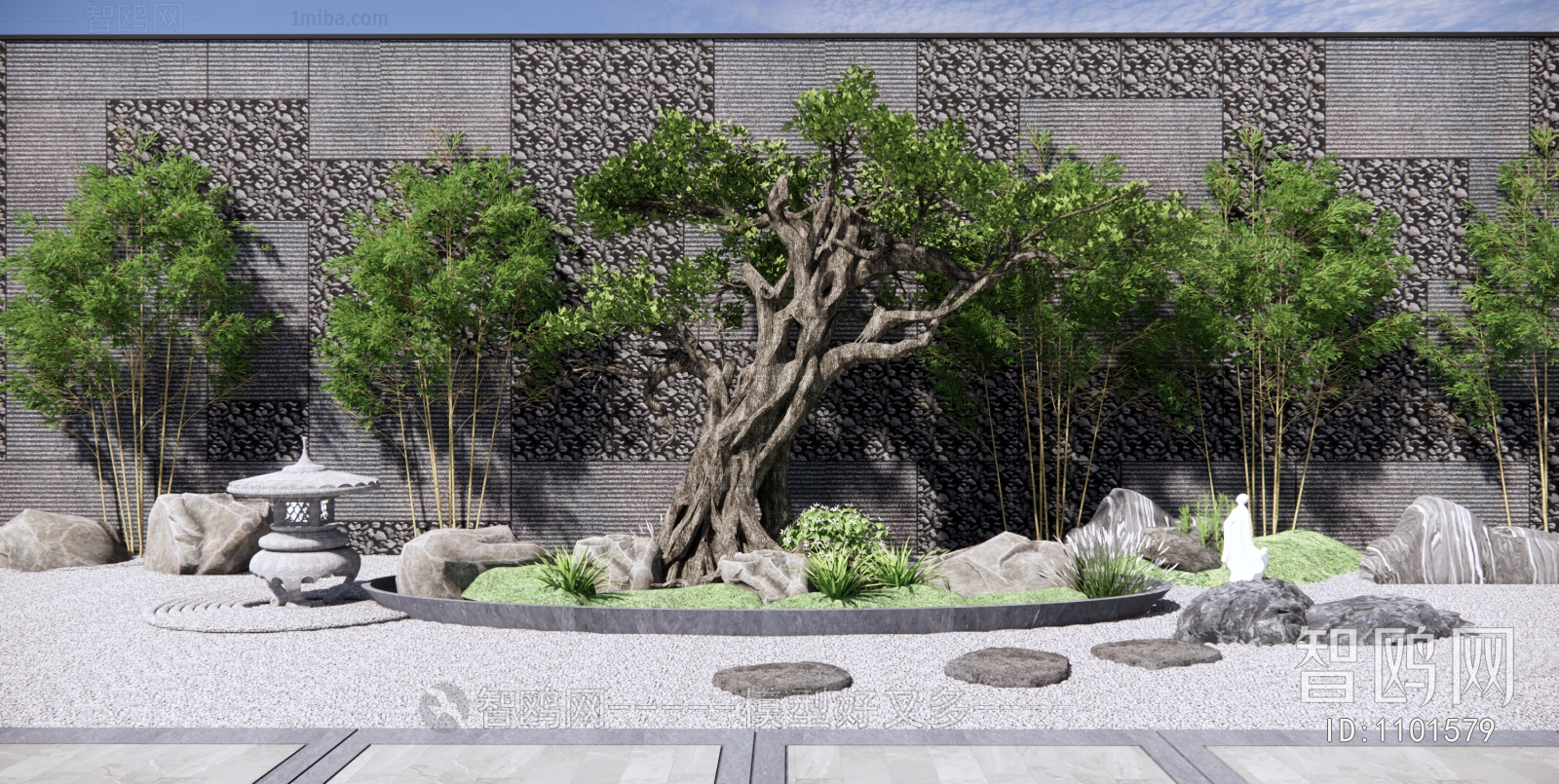 New Chinese Style Courtyard/landscape