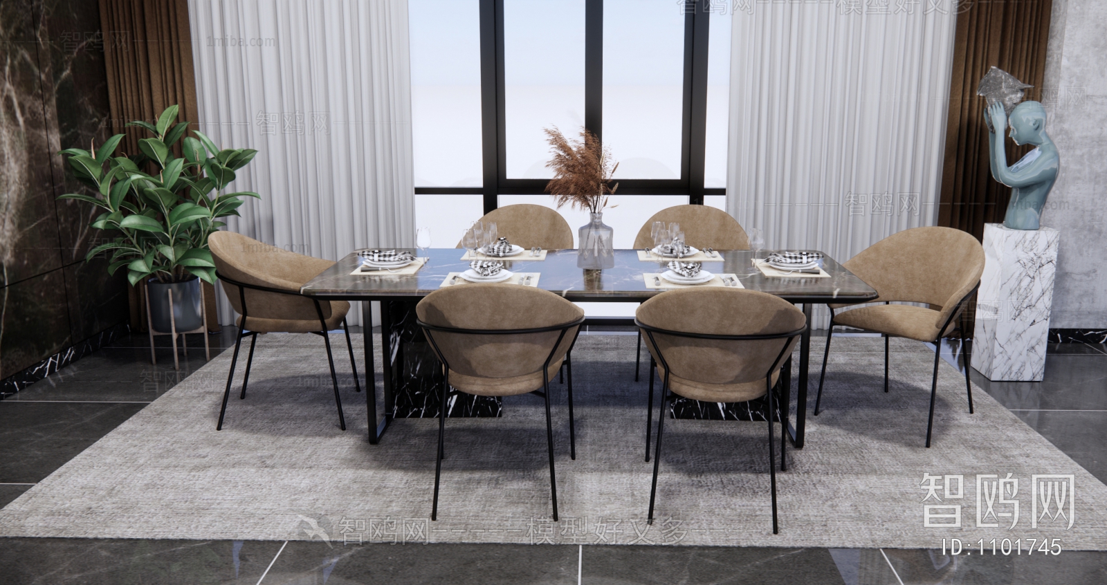 Modern Dining Table And Chairs