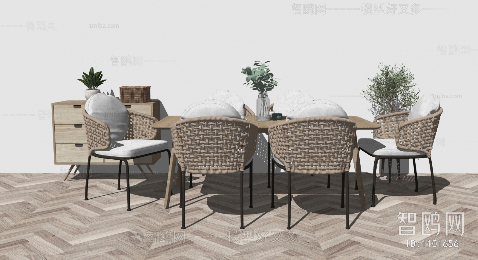 Nordic Style Dining Table And Chairs