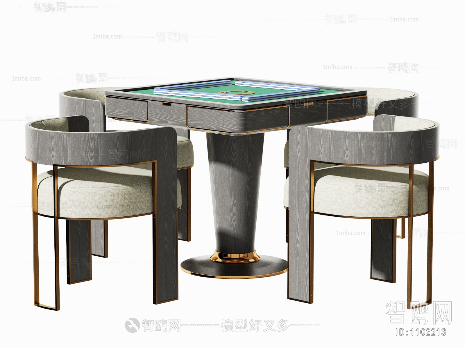 New Chinese Style Mahjong Tables And Chairs