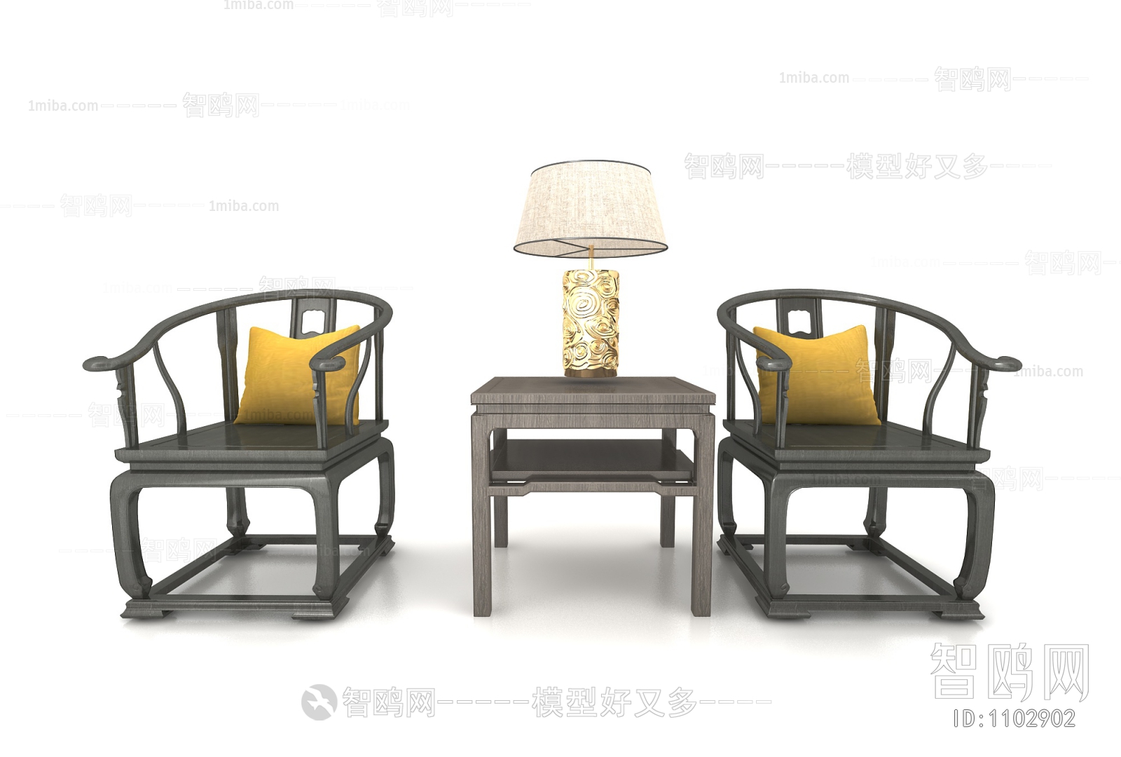 New Chinese Style Lounge Chair