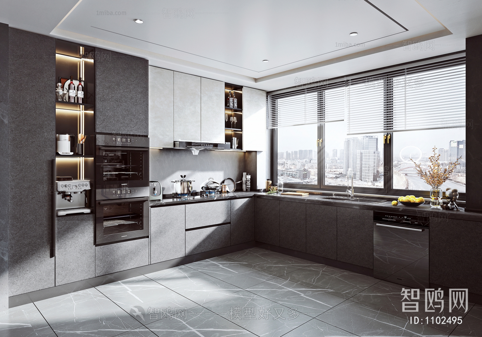 Modern The Kitchen