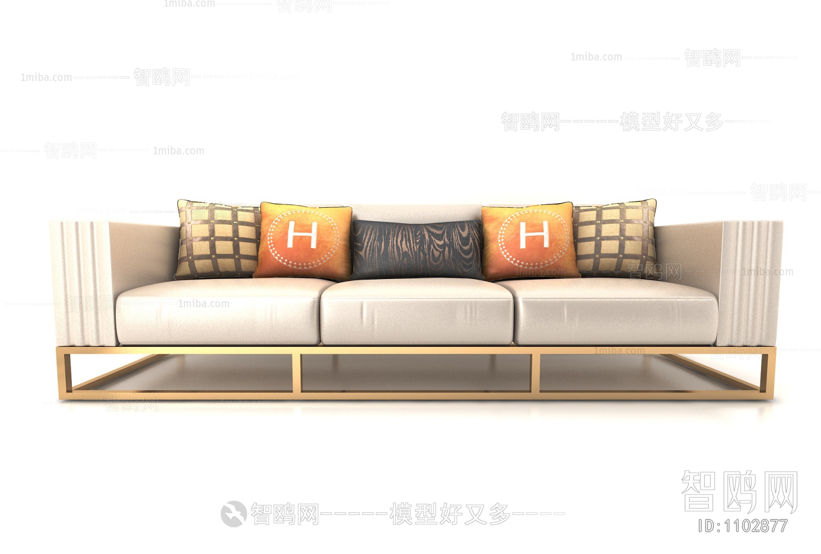 Modern Three-seat Sofa