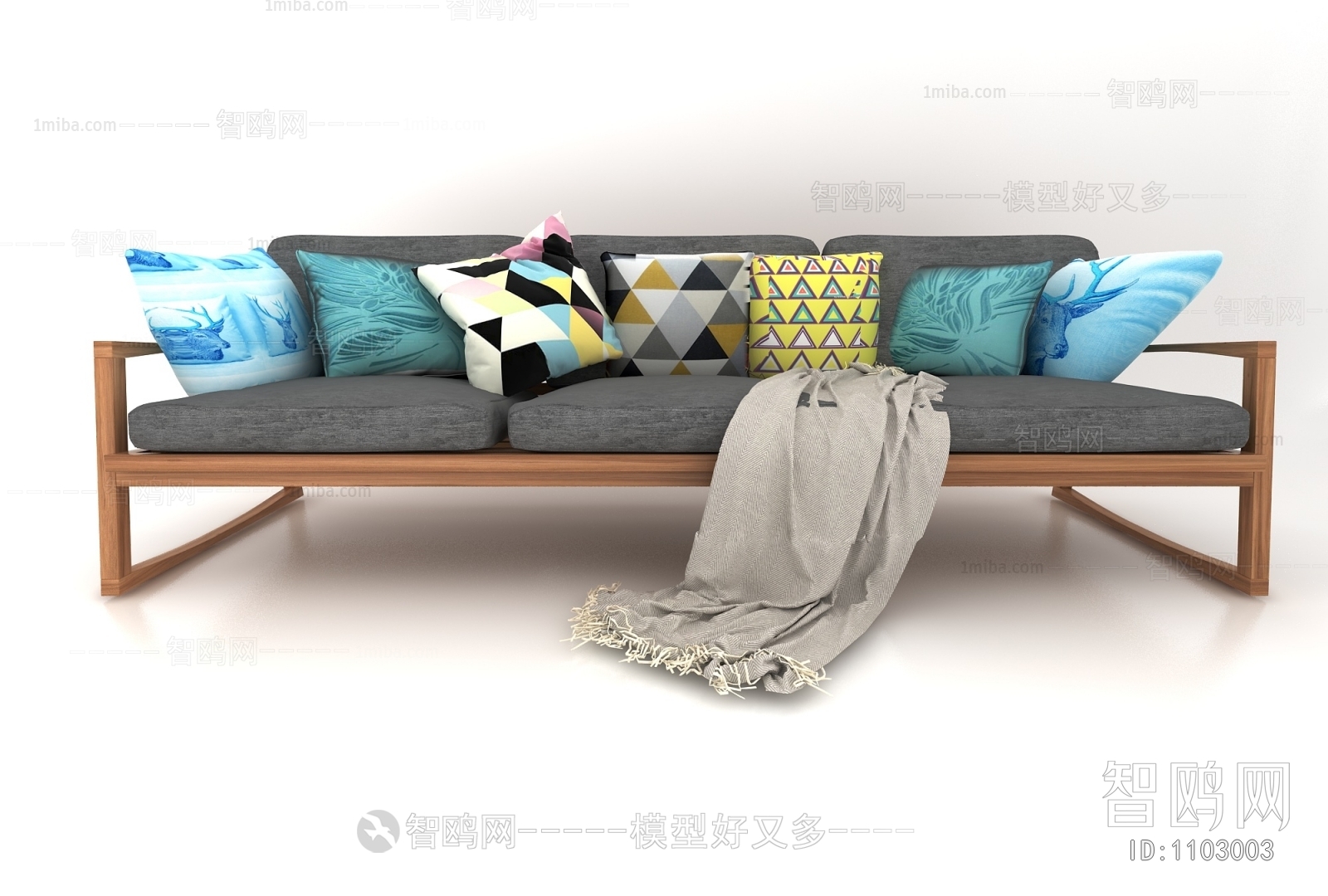 Modern Three-seat Sofa