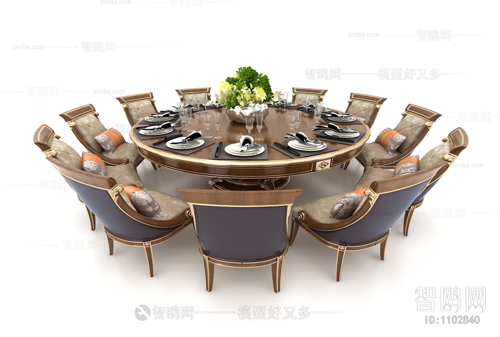 European Style Dining Table And Chairs