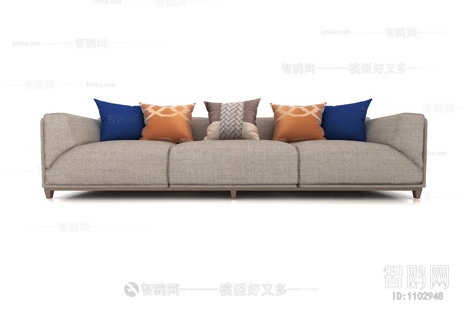 Modern Three-seat Sofa