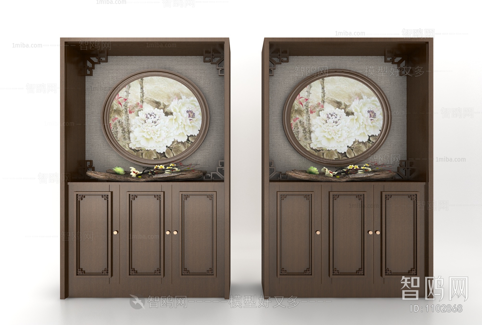 Chinese Style Decorative Cabinet