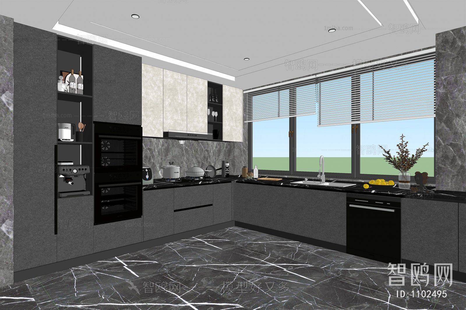 Modern The Kitchen