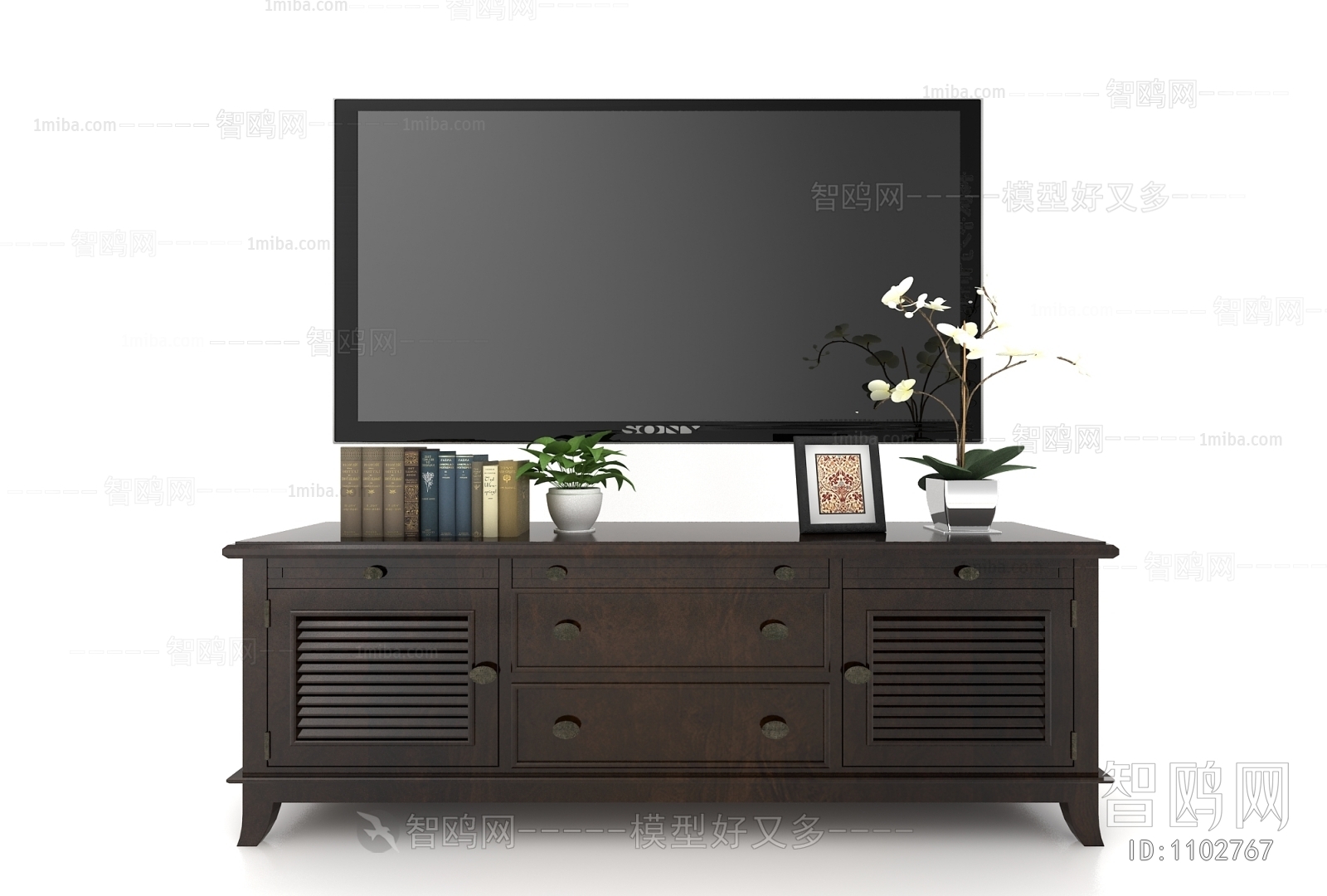 New Chinese Style TV Cabinet