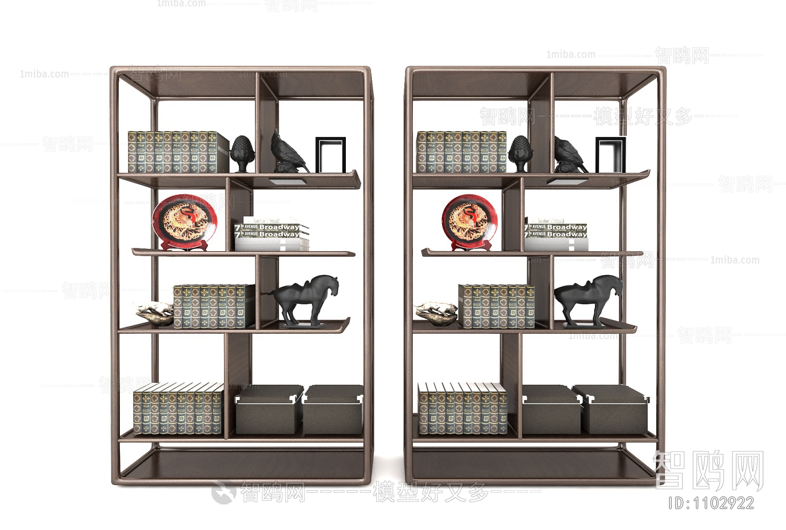 New Chinese Style Bookshelf