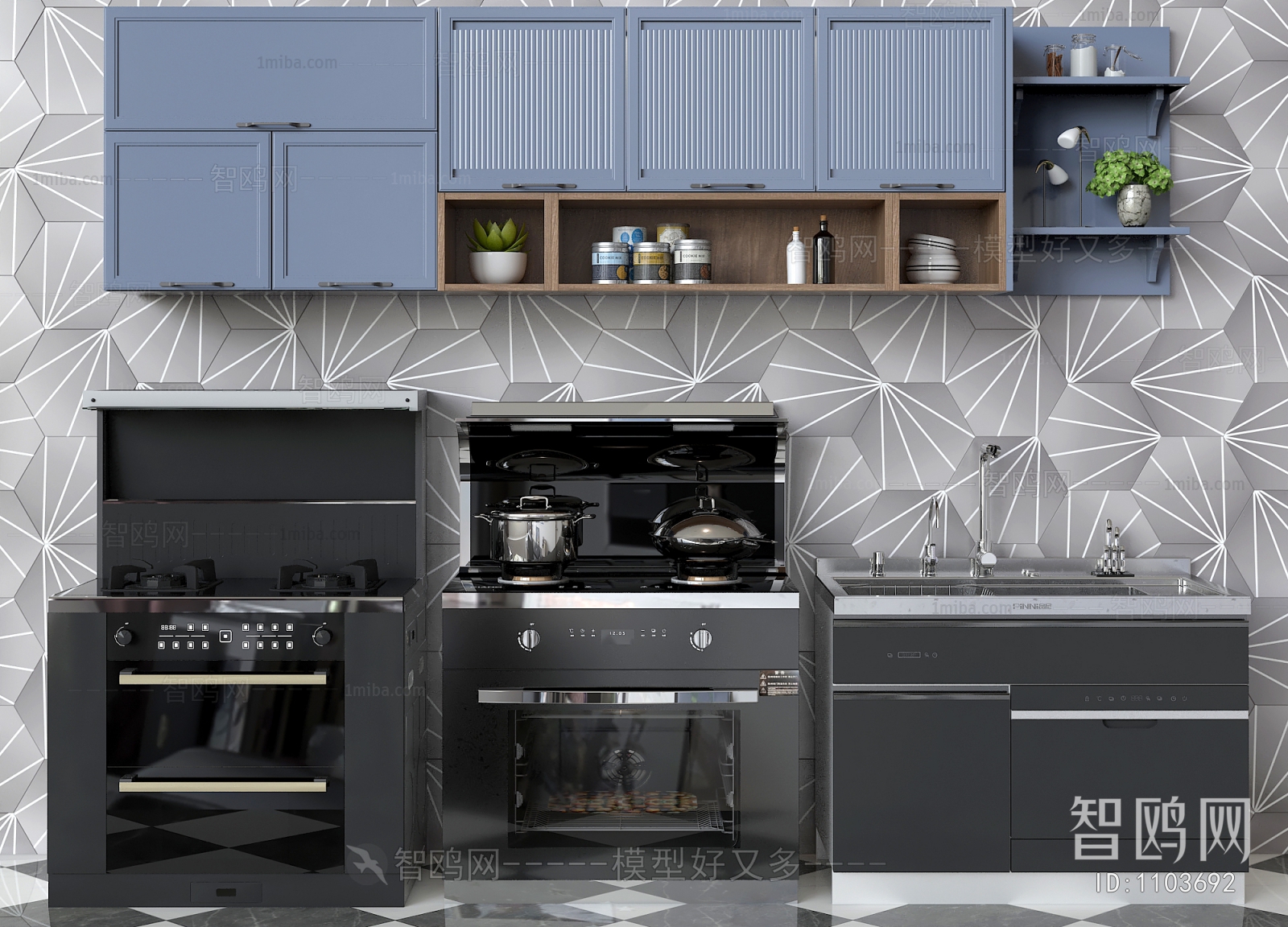 Modern Kitchen Electric Gas Range