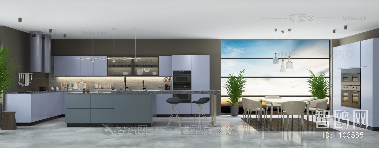 Modern Open Kitchen