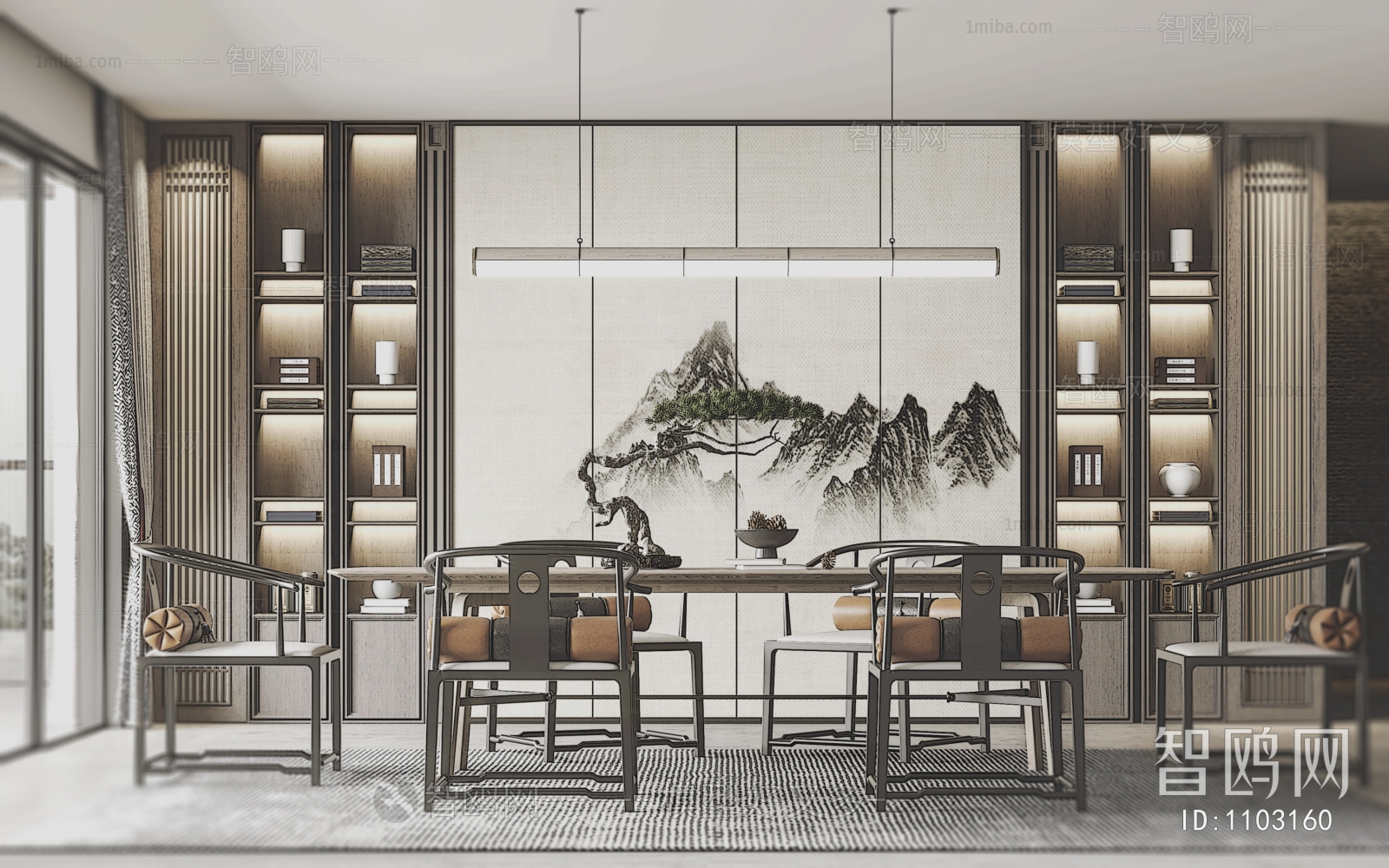 New Chinese Style Dining Room