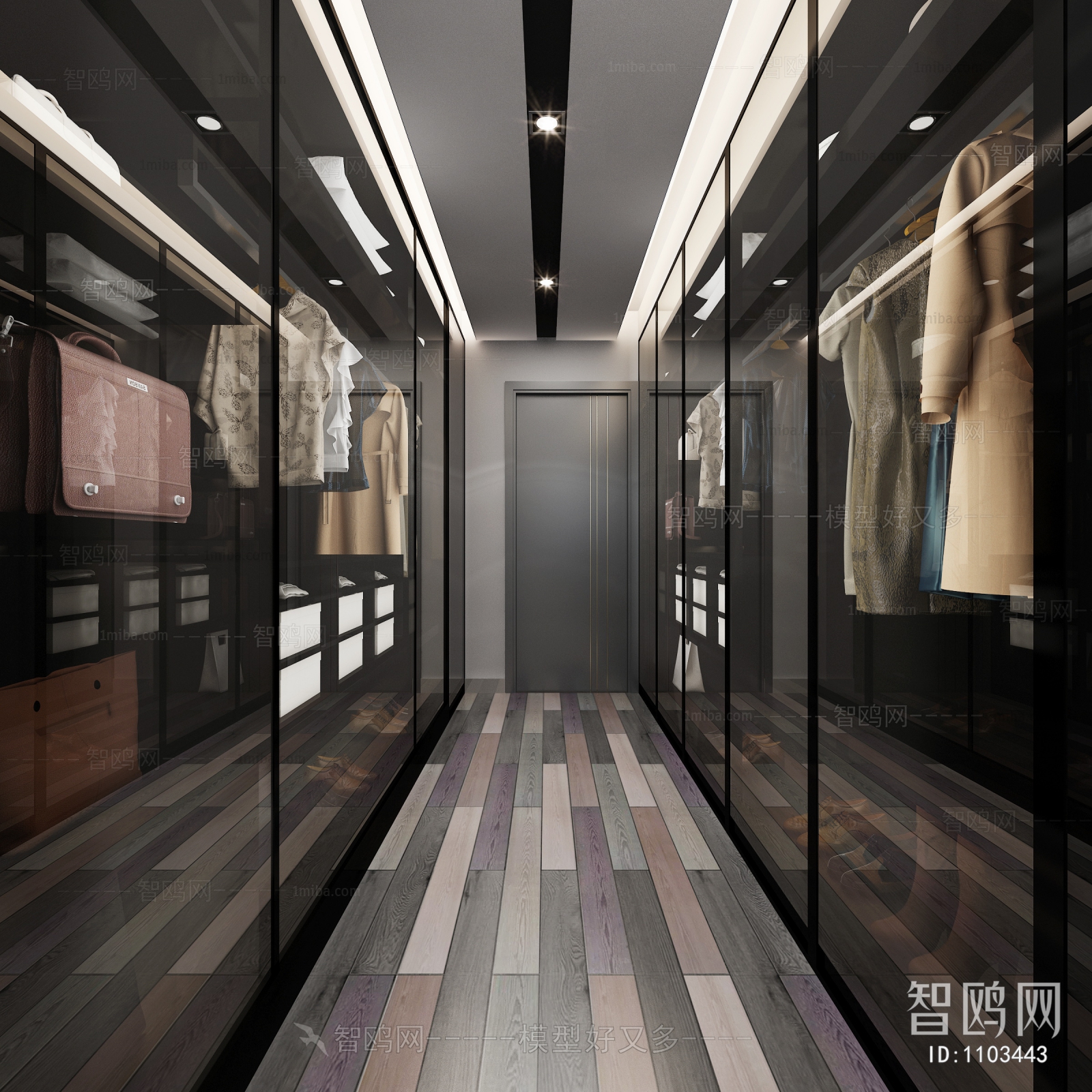 Modern Clothes Storage Area