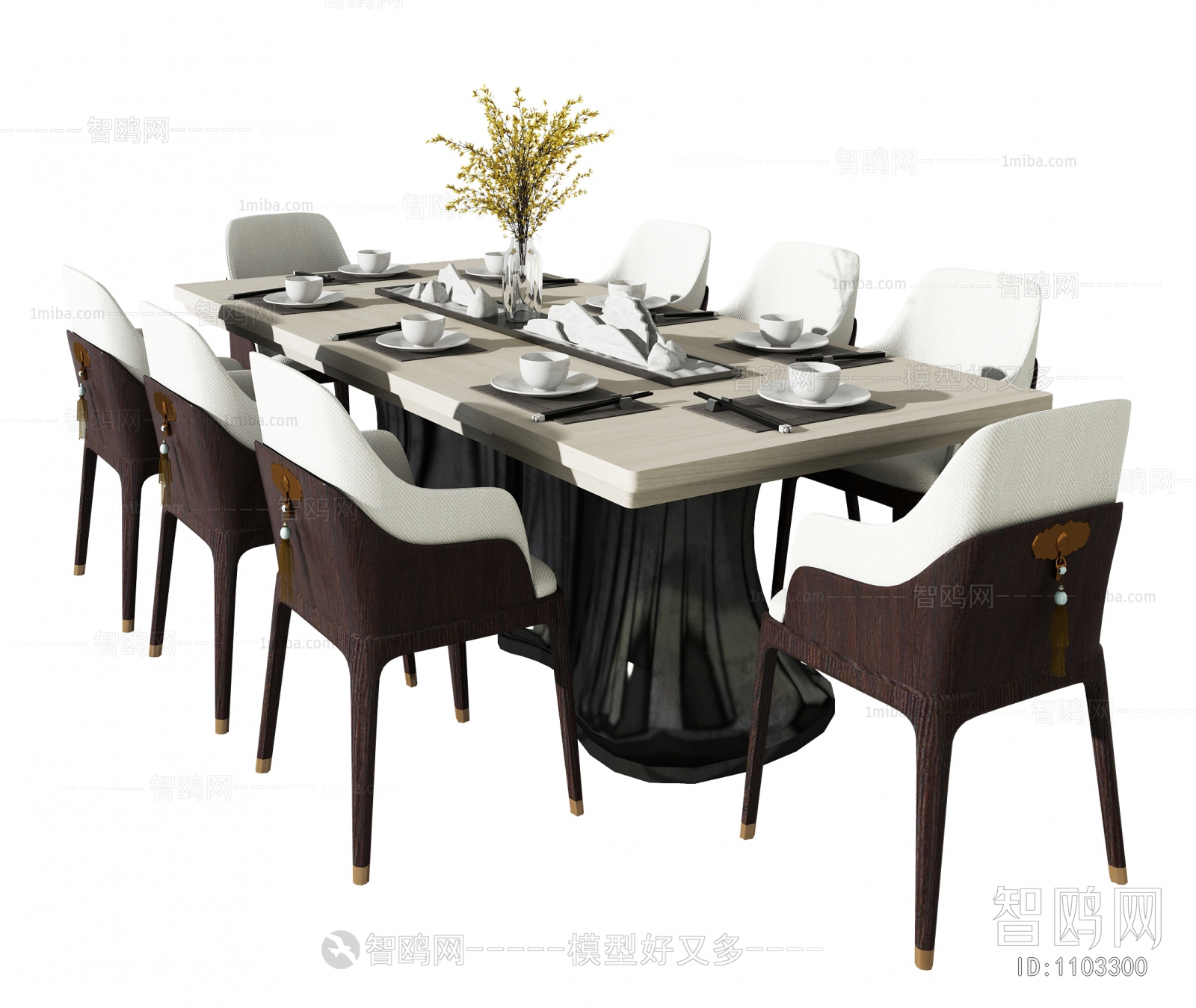 New Chinese Style Dining Table And Chairs