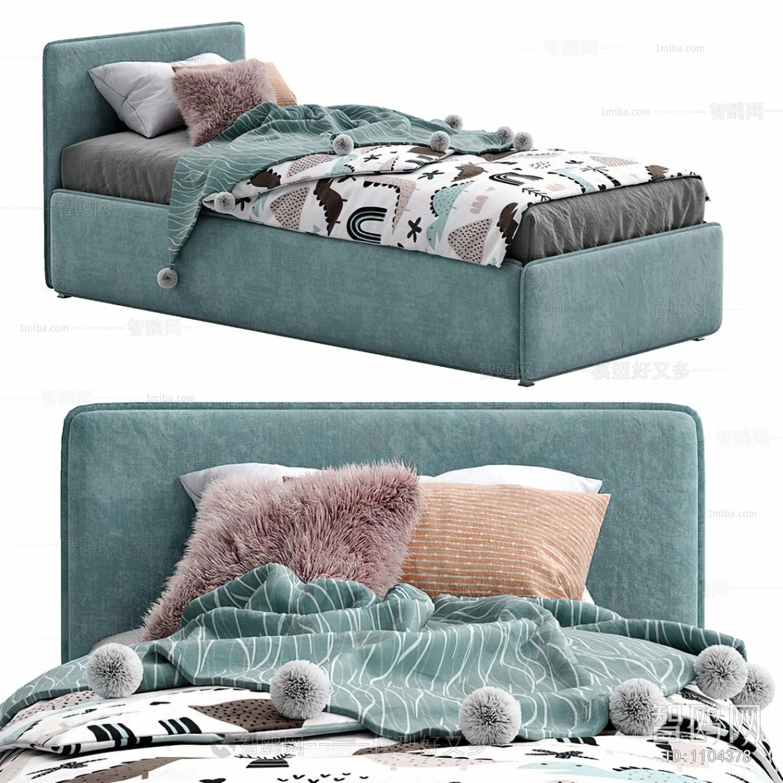 Nordic Style Single Bed