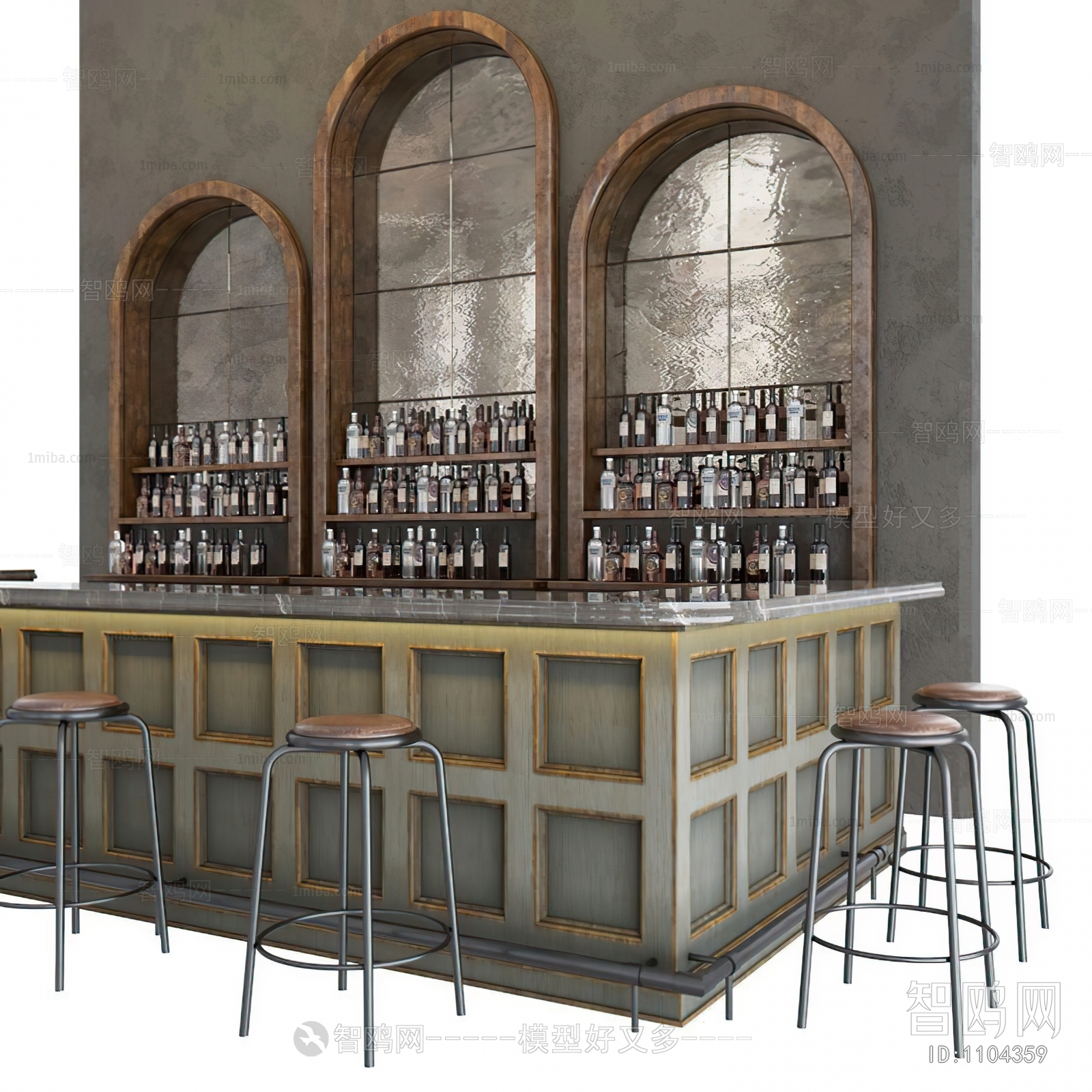 Modern Counter Bar