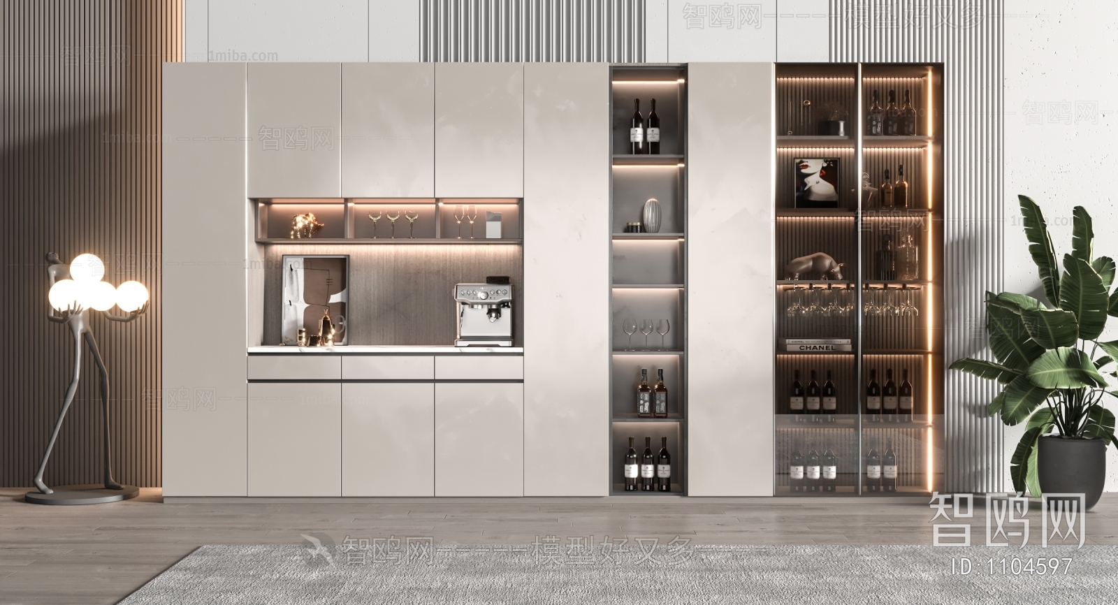 Modern Wine Cabinet