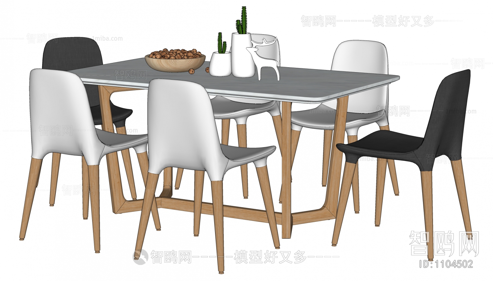 Nordic Style Dining Table And Chairs