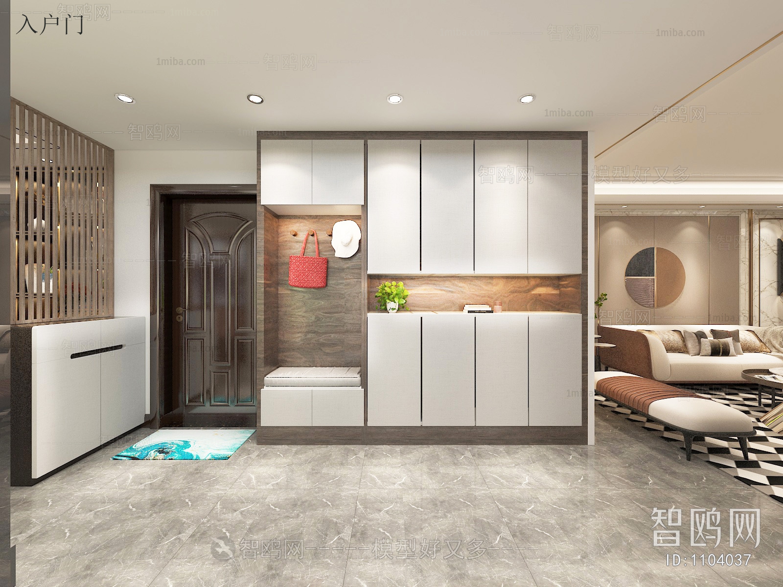 New Chinese Style A Living Room