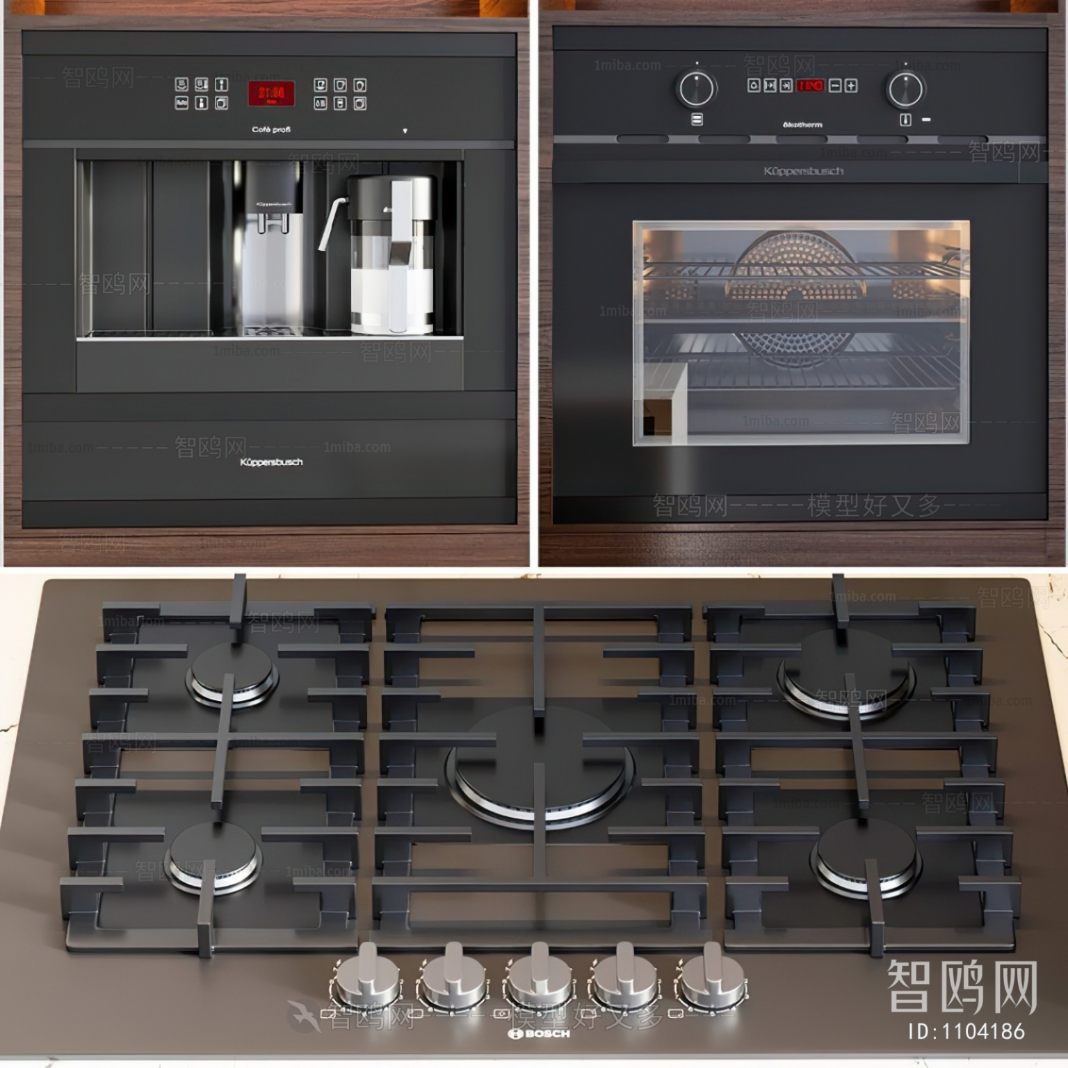 Modern Kitchen Electric Gas Range