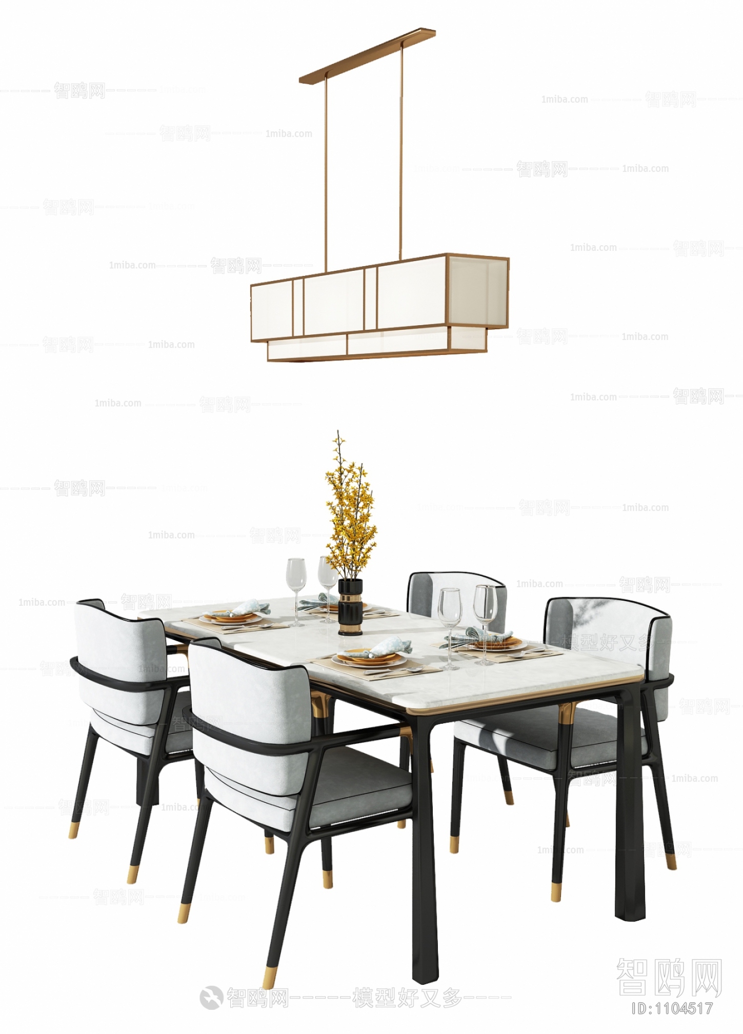 New Chinese Style Dining Table And Chairs