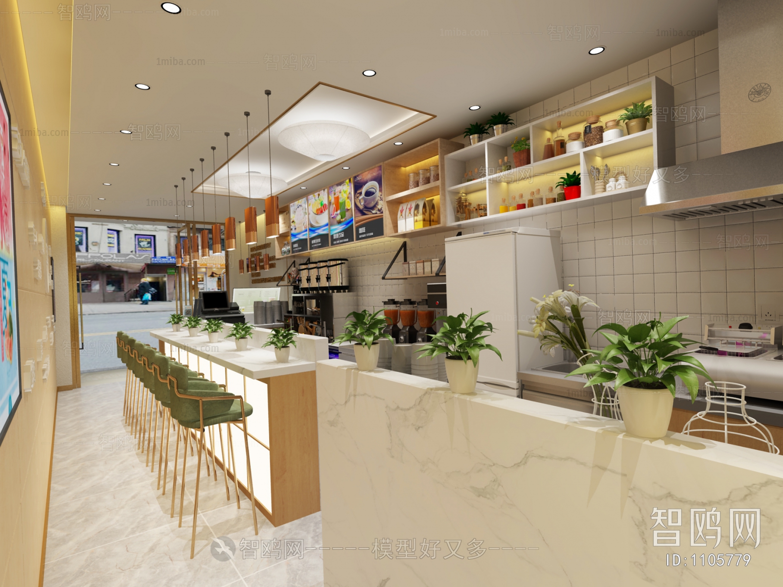 Modern Milk Tea Shop