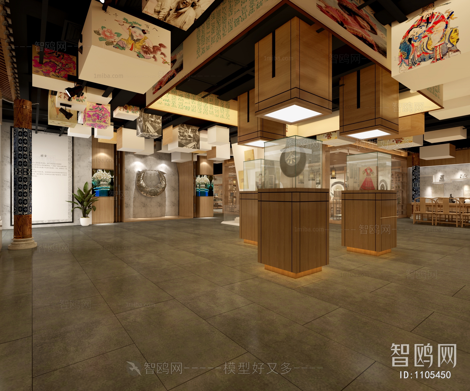 New Chinese Style Exhibition Hall