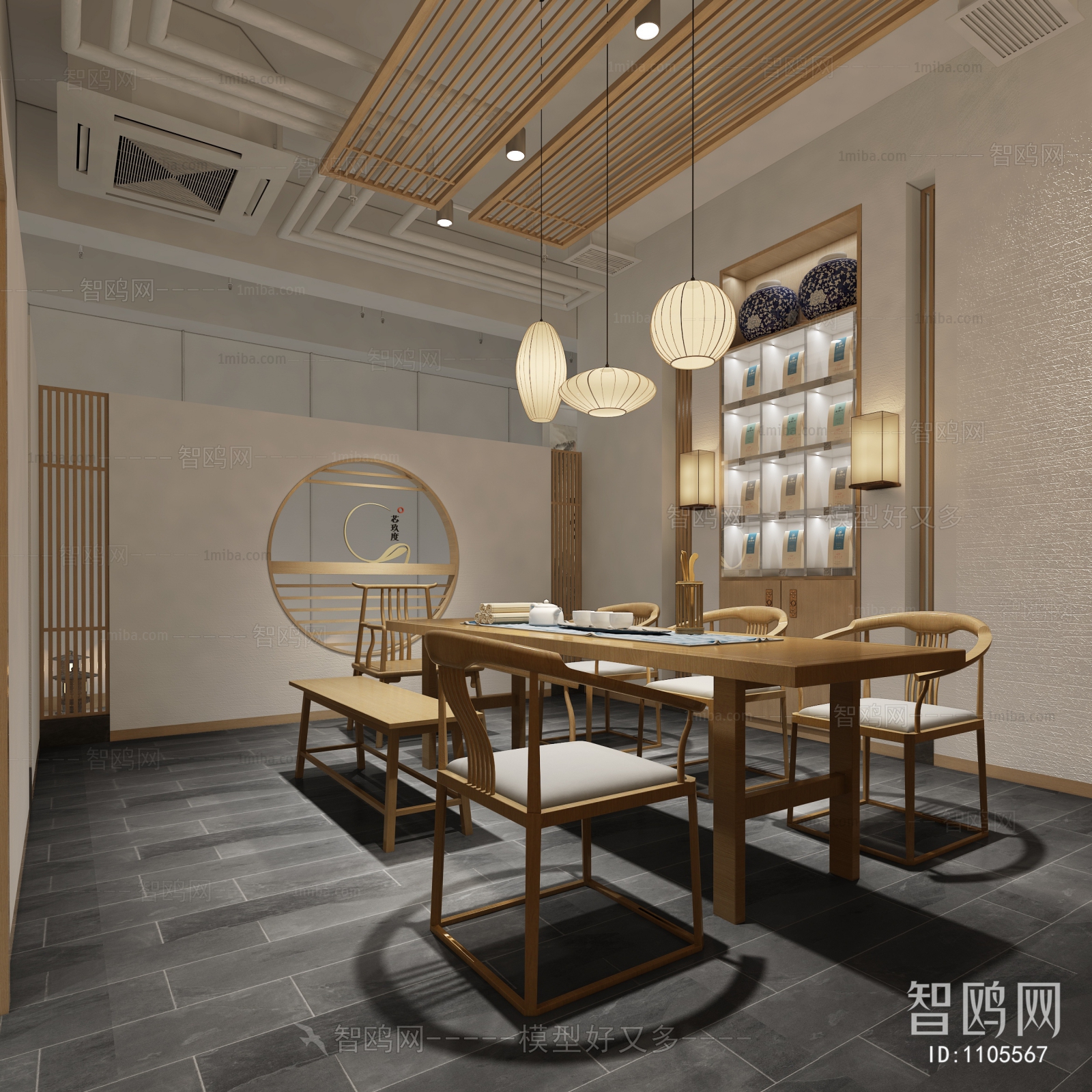 New Chinese Style Teahouse Tea House