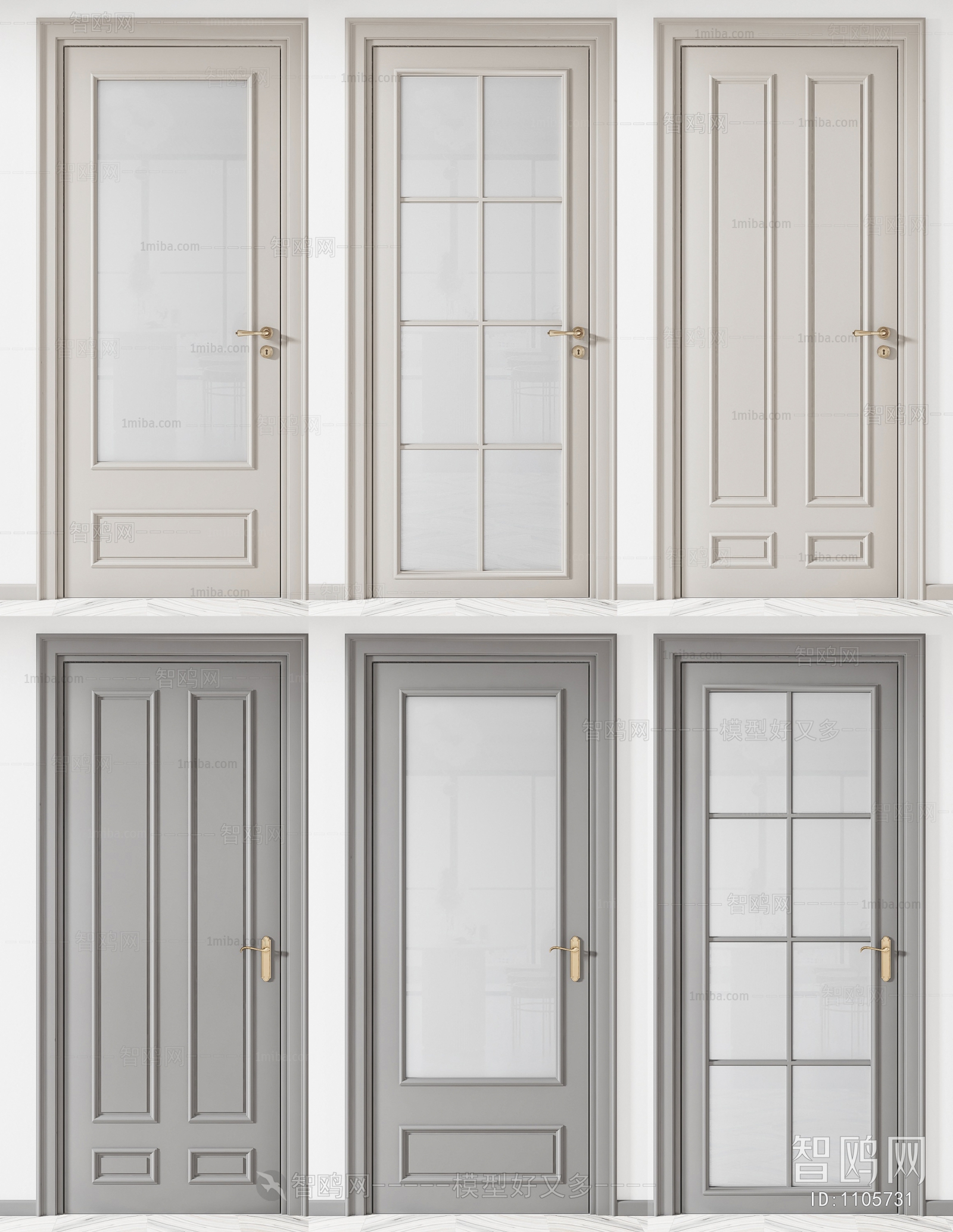 Modern Single Door