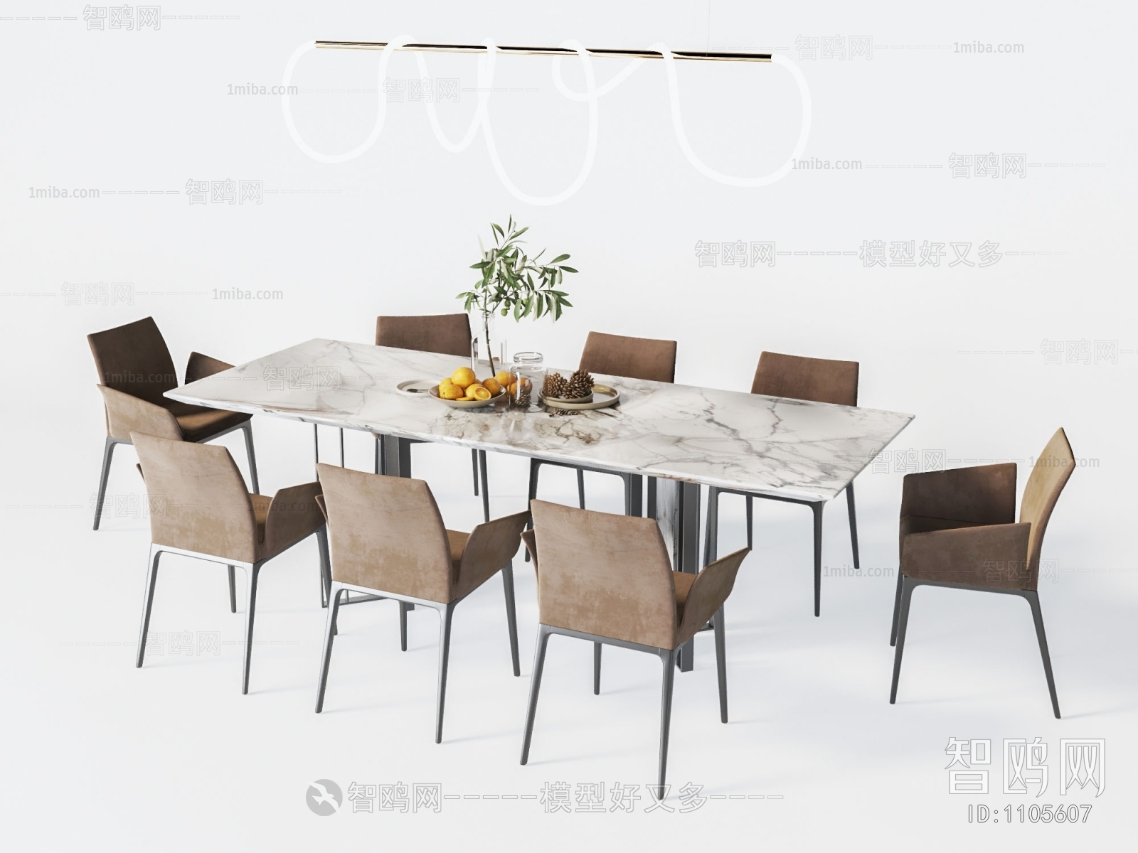 Wabi-sabi Style Dining Table And Chairs