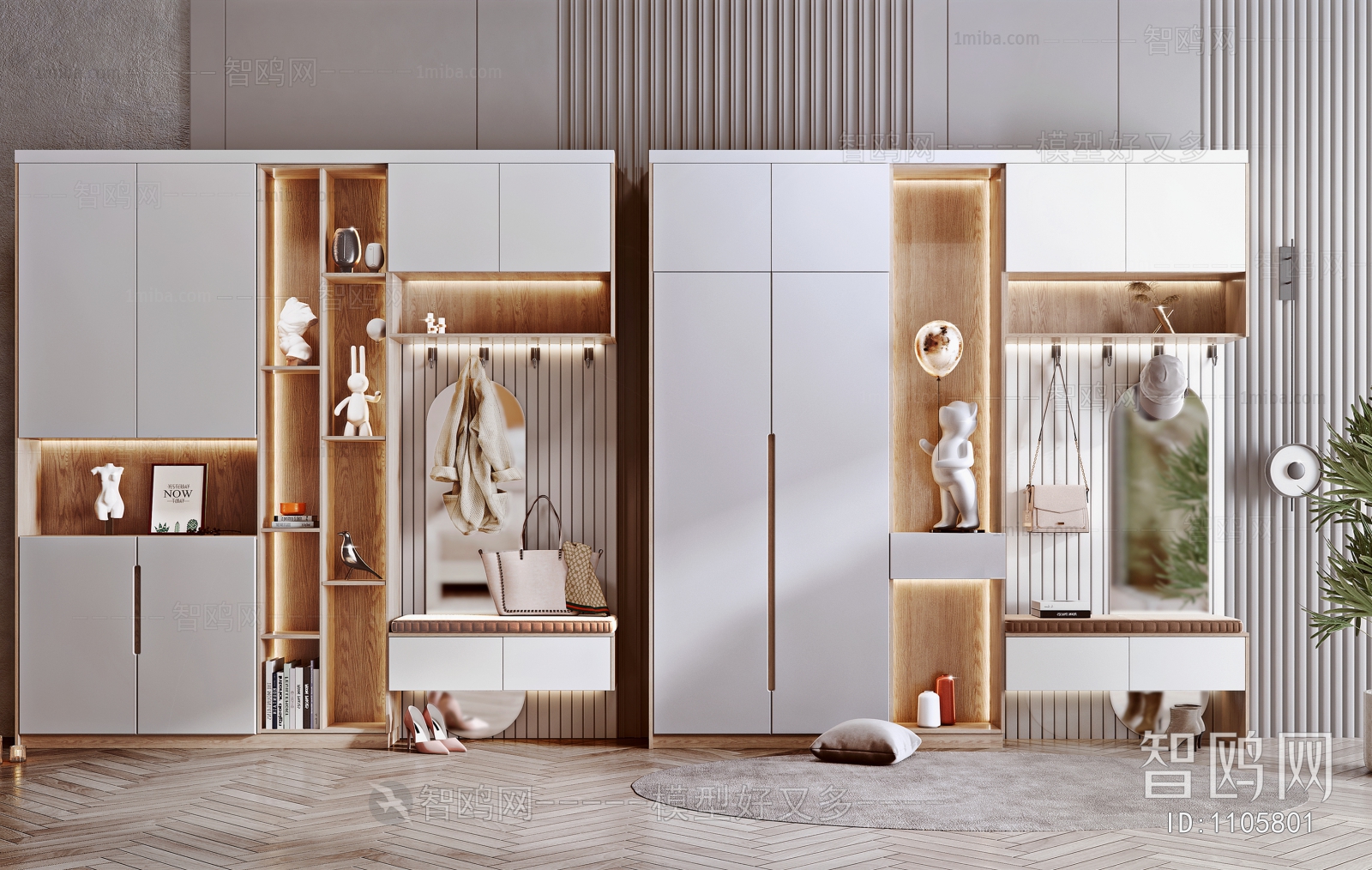 Nordic Style Shoe Cabinet