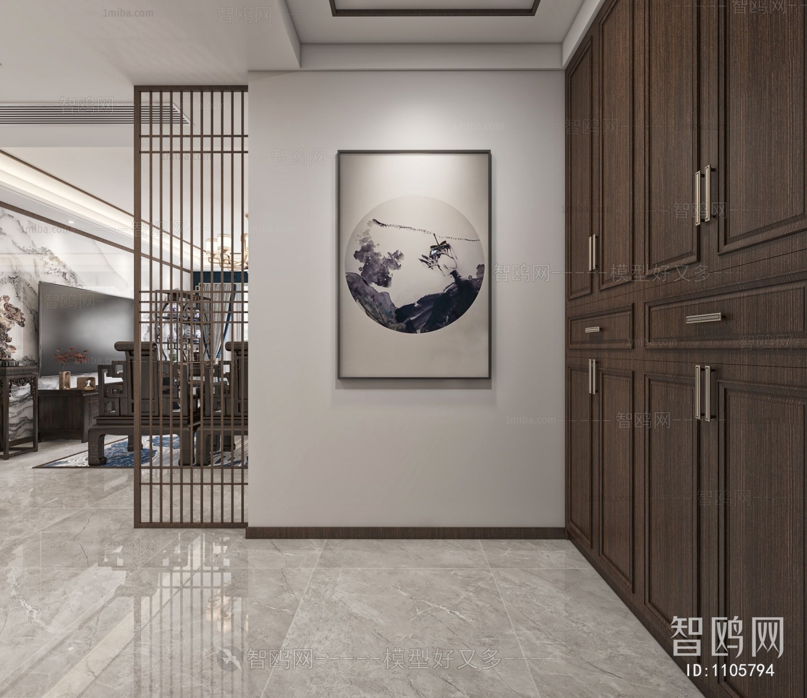 New Chinese Style Hallway