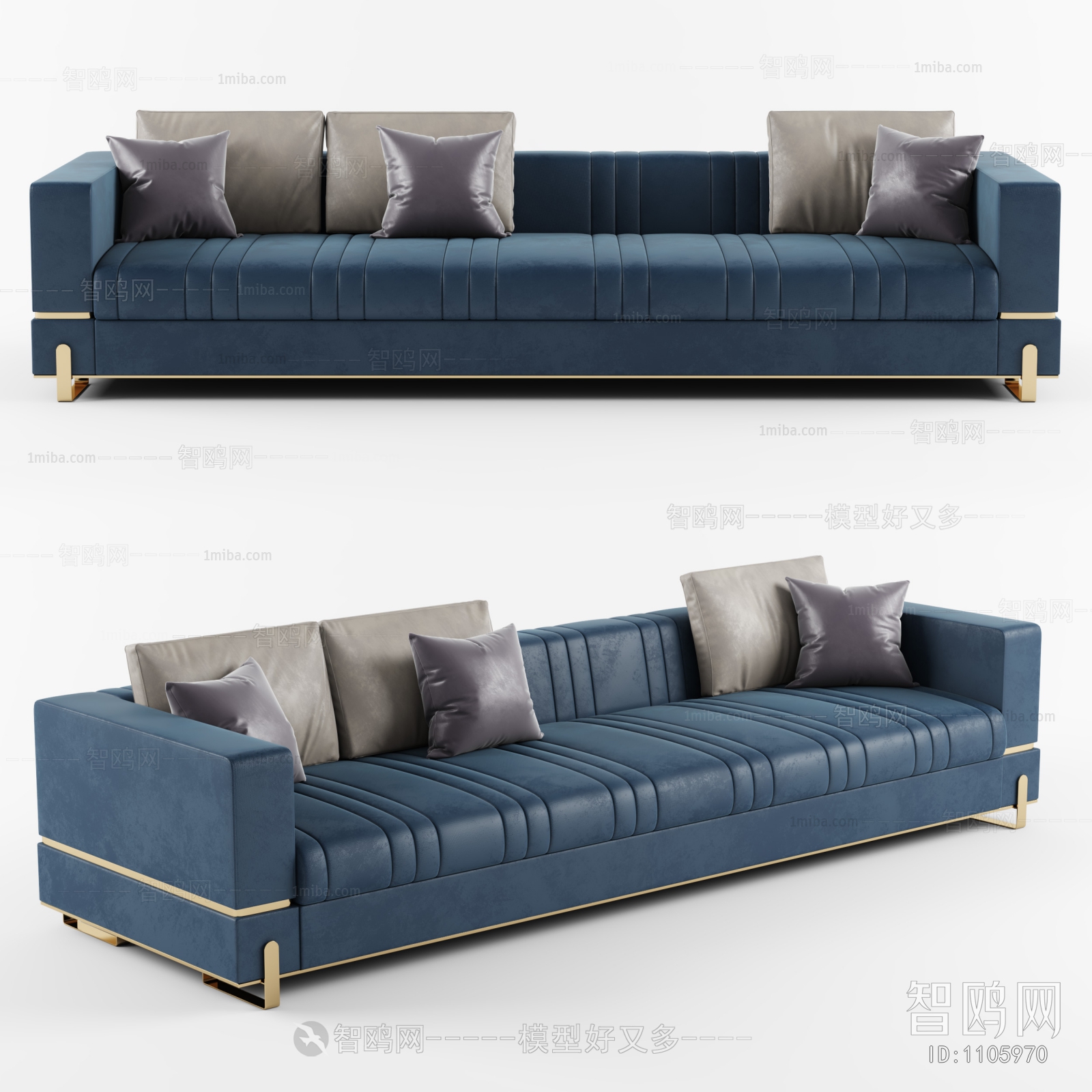 Modern Multi Person Sofa