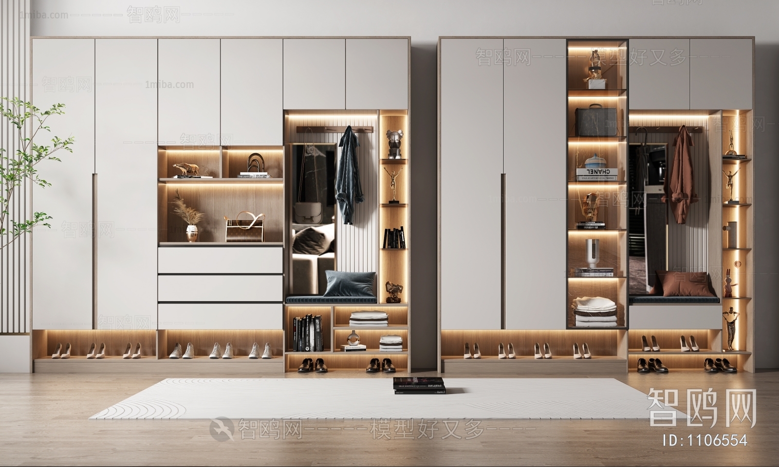 Modern Shoe Cabinet